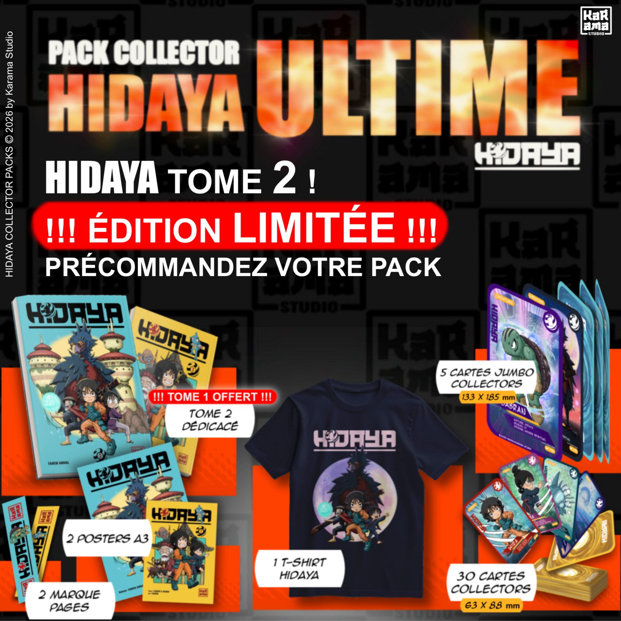 Pack Gold HIDAYA Tome 2 — Édition Limitée